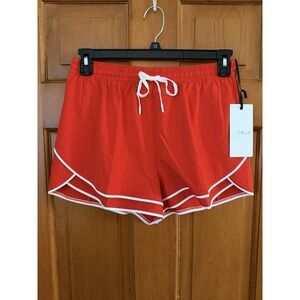 Women's Calia Step Up Short Quick Dry Inner Brief Fresh Red Size Small NWT